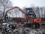 Material Handler working